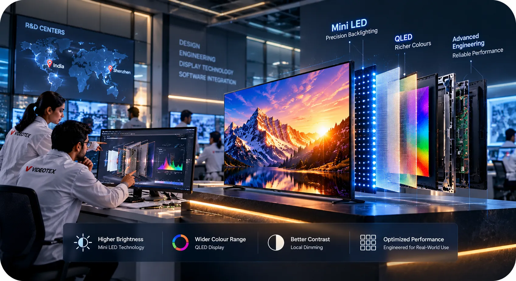 Mini LED technology research and product engineering lab