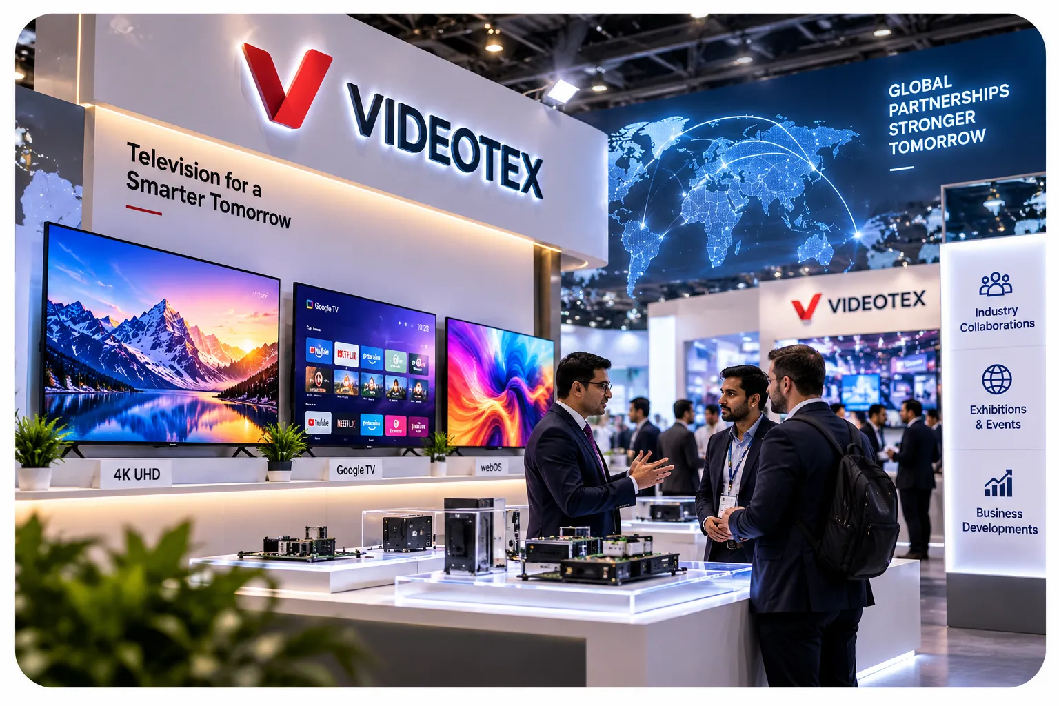 Home Videotex manufacturing and company news